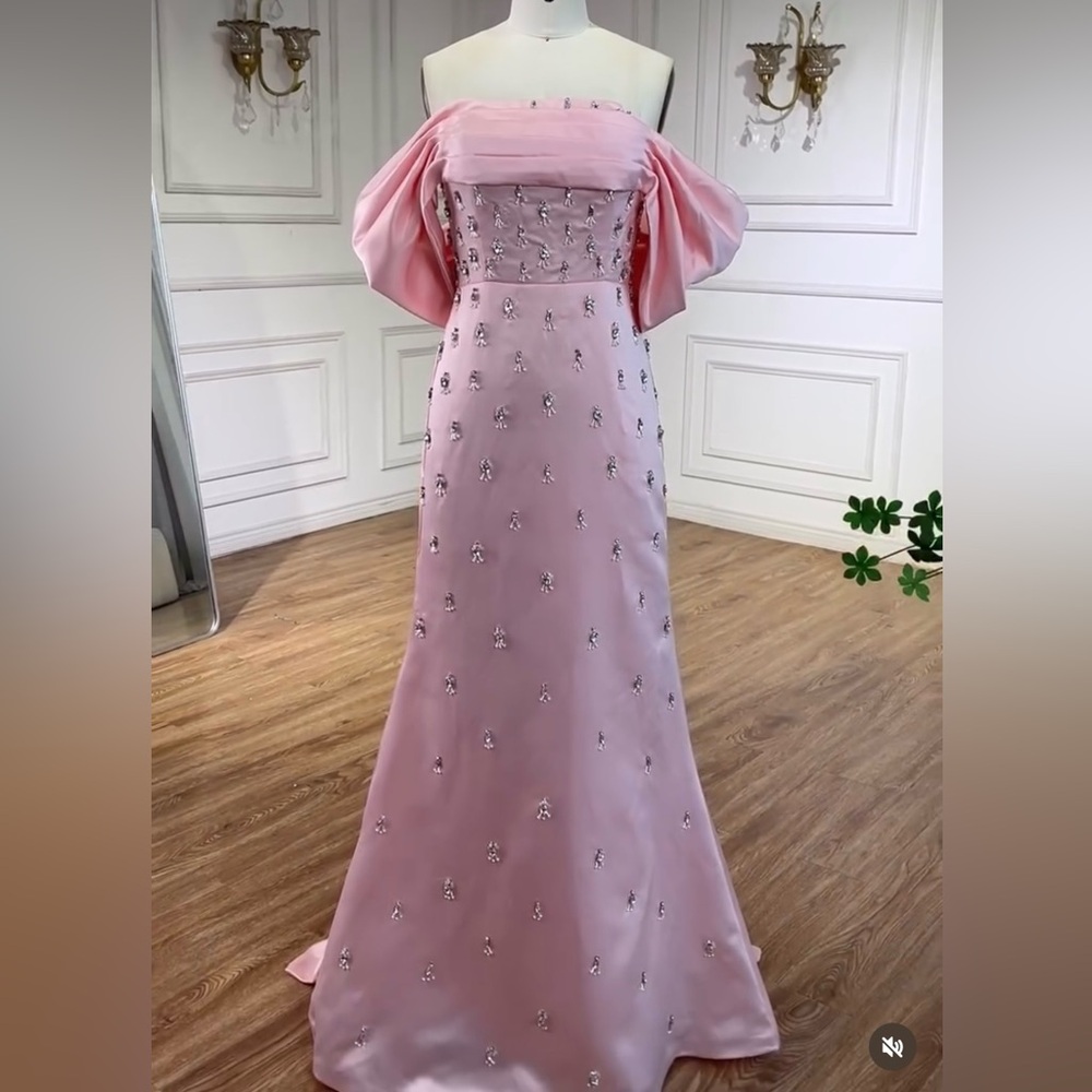 Custom made evening gown